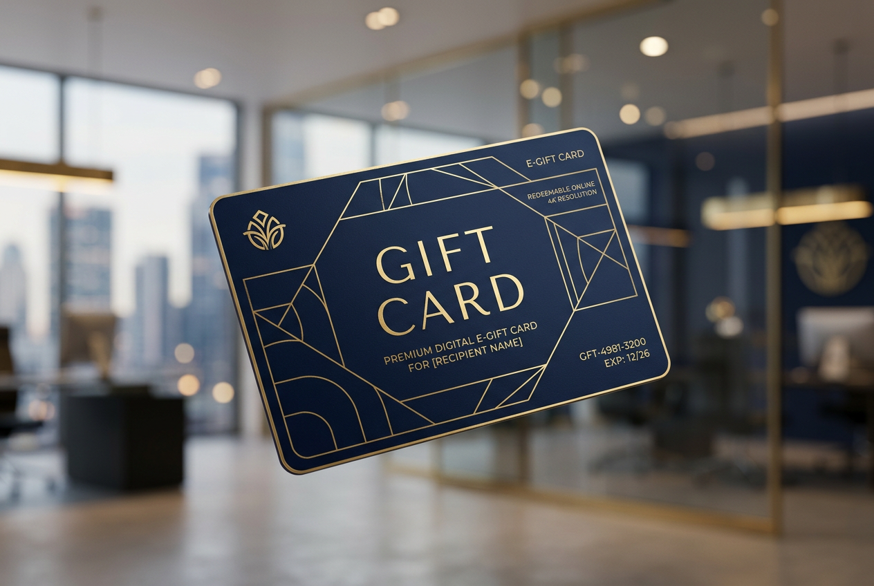 Premium E-Gift Card Design